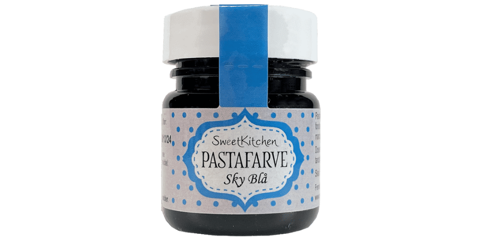 Pastafarve Sky Blue. Lyseblå 25 g