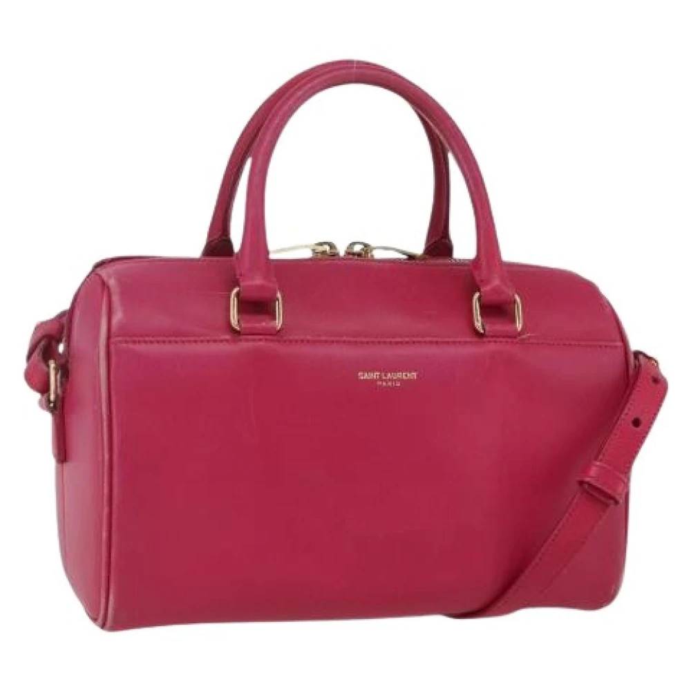 Saint Laurent Vintage - Pre-owned Läder Handväska Vintage - Dam - ONE Size - Läder