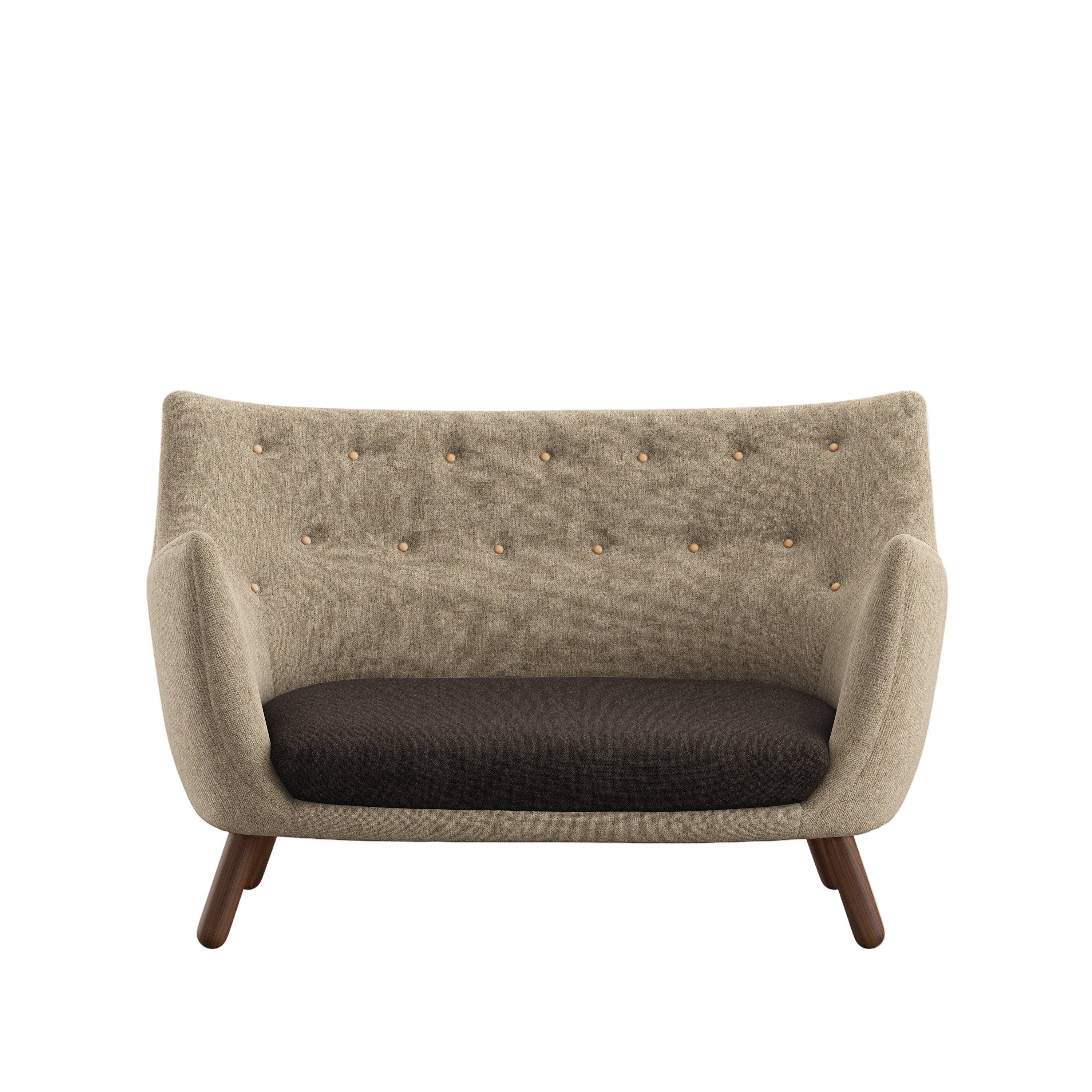 Poet sofa, valnød af Finn Juhl Hallingdal 227 / 376 - Jacobsen Plus