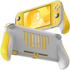 Greb til Nintendo Switch Lite, Ergonomisk Komfortabel Håndholdt Beskyttende Spilkasse Portabel Yellow