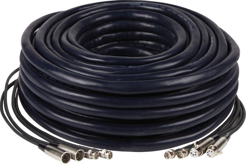 Datavideo CB-23H Multi cable w 4&5p-XLR, 2x BNC (50m)