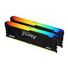 Kingston FURY Beast RGB 32 GB 3 600 MT/s DDR4 CL18 DIMM (Kit med 2) datorminne KF436C18BB2AK2/32