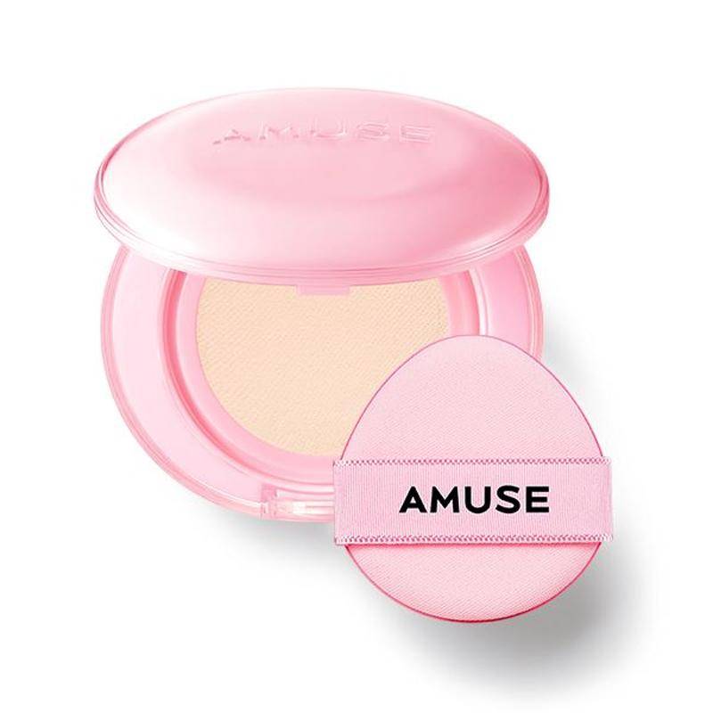 [AMUSE] Dew Power Vegansk Cushion SPF 50+ PA++++ 15g pink