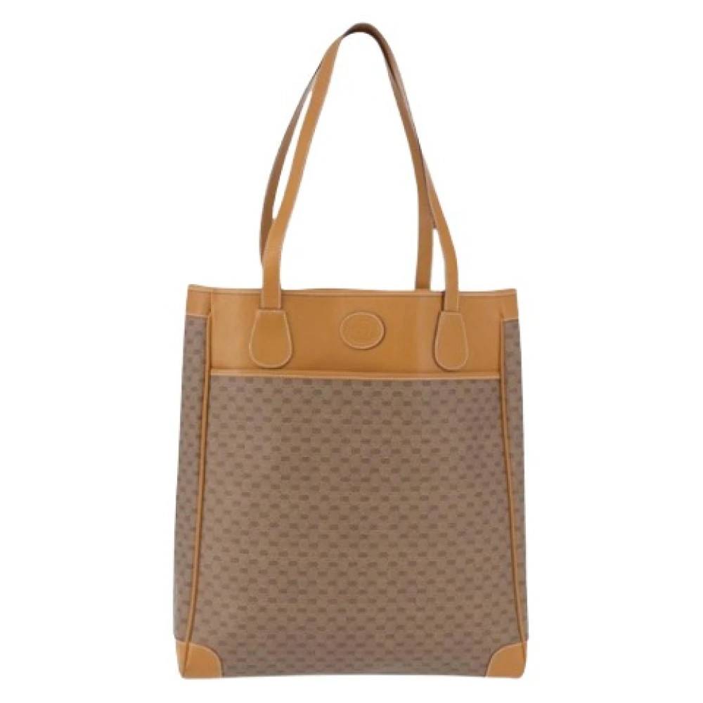 Gucci Vintage Pre-owned Tote Bag - Vintage - Dame - Brun - ONE SIZE - Læder