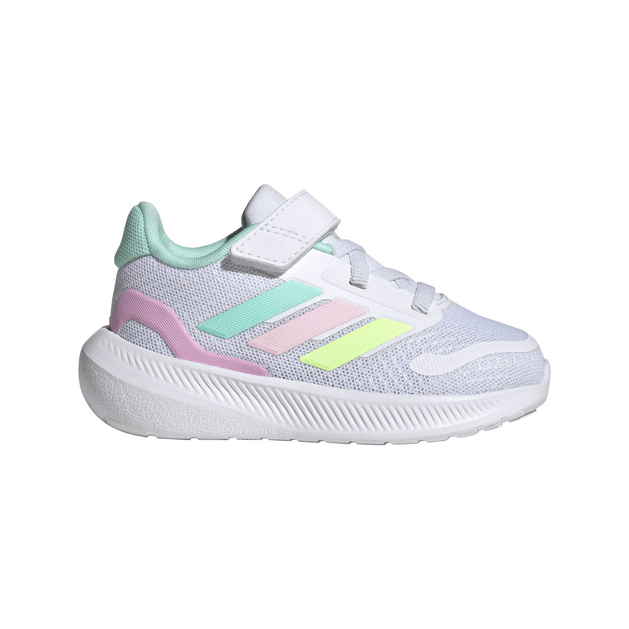Adidas - Run Falcon 5 Velcro Sneakers - 22 - Hvid