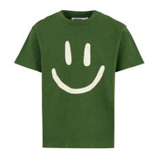 Molo, Toppe , Herre, Grøn, 98 CM, Bomuld, Grøn Smiley Print T-Shirt
