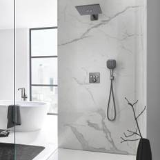 Grohe Grohtherm SmartControl Duschsystem m. Rainshower 310 SmartActive Cube, hard graphite gebürstet