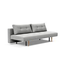 Innovation Recast plus sovesofa (590 Micro Check Grey, egetræ)