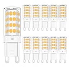 G9 LED-lampor varmvit 2700K energisparlampa 360 ° graders ljusvinkel LED-lampa, motsvarande G9 halogenlampor energi (10-pack, 5W)