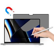 MacBook Pro 14 M1/M2/M3/M4 (2021-2024) Magnetiskt Privacy Skärmskydd - Genomskinlig