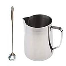 Stainless Steel Candle Making Pouring Pot 70oz/2000ml Pouring Resisting Handle Melting Pot Candle Making with Long Handle Spoon