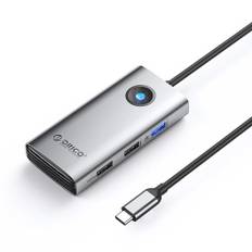 Orico USB-C Hub 1x USB-A 3.0 / 2x USB-A 2.0 / 1x USB-C PD / 1x HDMI - Grå