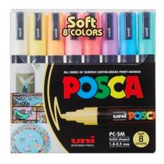 Posca soft sæt 8 stk PC5M