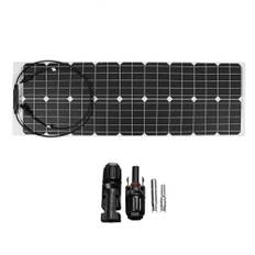 50W 18V Solpanel Monokristallin Kisel Halvflexibel Hemmets Elektricitet