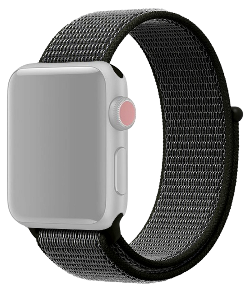 Apple Watch Ultra / Ultra 2 Mørkegrøn Velcro Rem