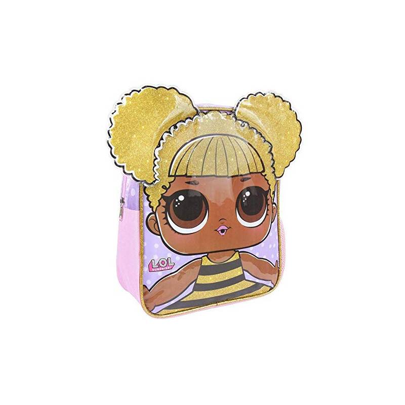 Cerdá - LOL Surprise Metallisch Glänzender Mädchen Rucksack Kinder...