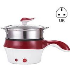 Elektrisk flerkokare stekpanna grillkanna mini riskokare ångkokare ägg ångkokare soppa värmare gryta stekpanna m - Storbritannien