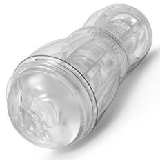 Paloqueth Rotatable Adjustable Realistic Masturbator Transparent - genomskinlig