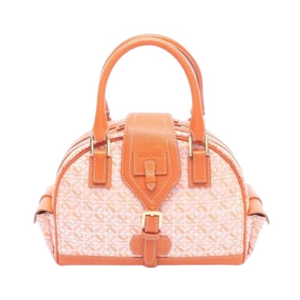 Loewe Pre-owned Pre-owned Canvas Handbag - Vintage - Dame - Orange - ONE SIZE - Læder