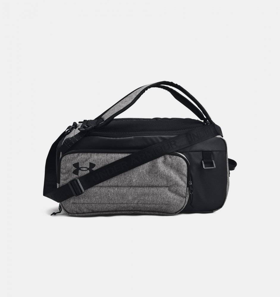 Under Armour Contain Duo Small Backpack Duffle - Castlerock Medium Heather / Black