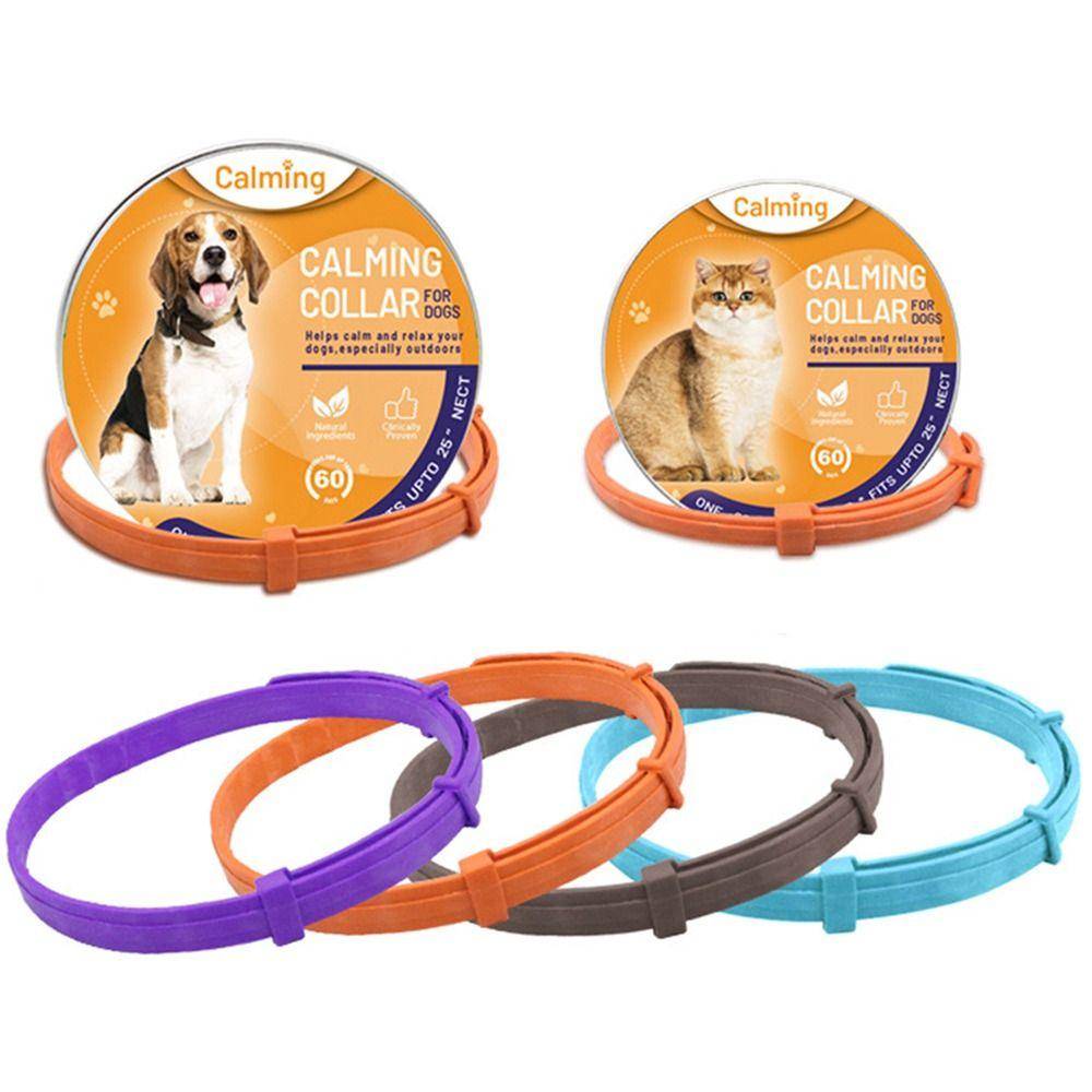 Lugnande Pacify Justerbar Stressreducering Husdjurs lugnande halsband Hund Katt Halsband Ångestlindring
