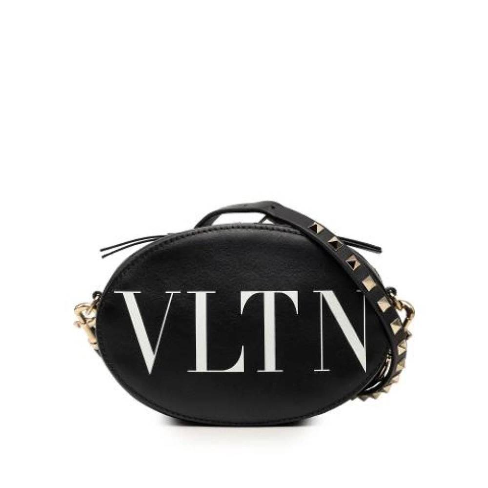 Valentino Vintage Pre-owned Crossbody Bag - Vintage - Dame - Sort - ONE SIZE - Læder