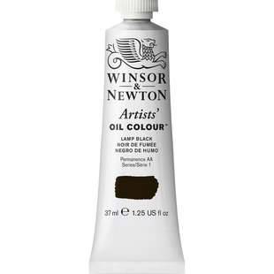 Winsor & Newton Artists' oljefärg 37 ml Lamp Black 337 - Svart