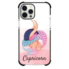 Zodiac Sign Capricorn Phone Case For iPhone Samsung Galaxy Pixel OnePlus Vivo Xiaomi Asus Sony Motorola Nokia - Capricorn Sign On Pink Watercolor Background