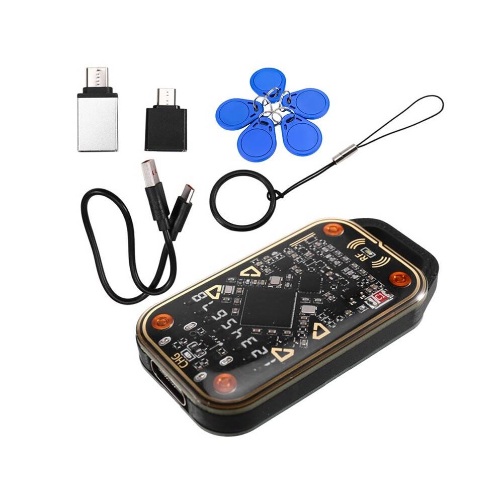 Chameleon Ultra V3.0 RFID Card Emulator Reader+5XUID Keychain 125Khz 13.56Mhz ID IC Card NFC Tag Copyer