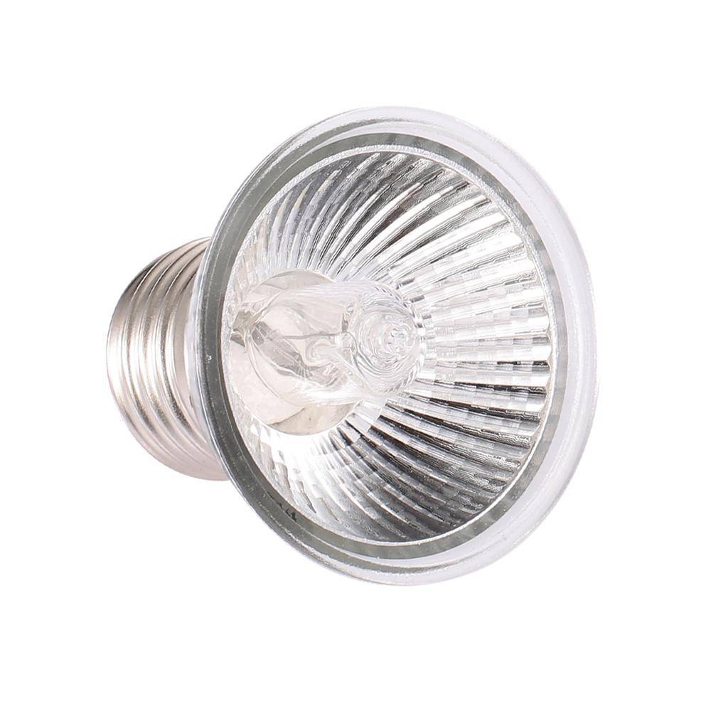 75W Halogen Värmelampa UVA UVB Solplatslampa Värmare Lampa för Reptiler Ödla Sköldpadda Akvarium 75W