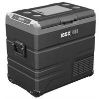 1852 kylbox 55 L med kompressor, 2-delad kyl/frys 12/24/230 V