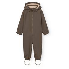 Mini A Ture Kid's Matarno Softshell Suit Overall Barn Storlek 104 Färg brun