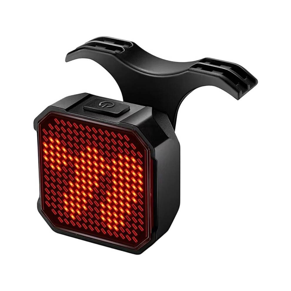 WEST BIKING Bicycle Intelligent Taillight Rear Light IP66 Waterproof DIY Pixel Taillight with 244 Pixels to DIY Pattern