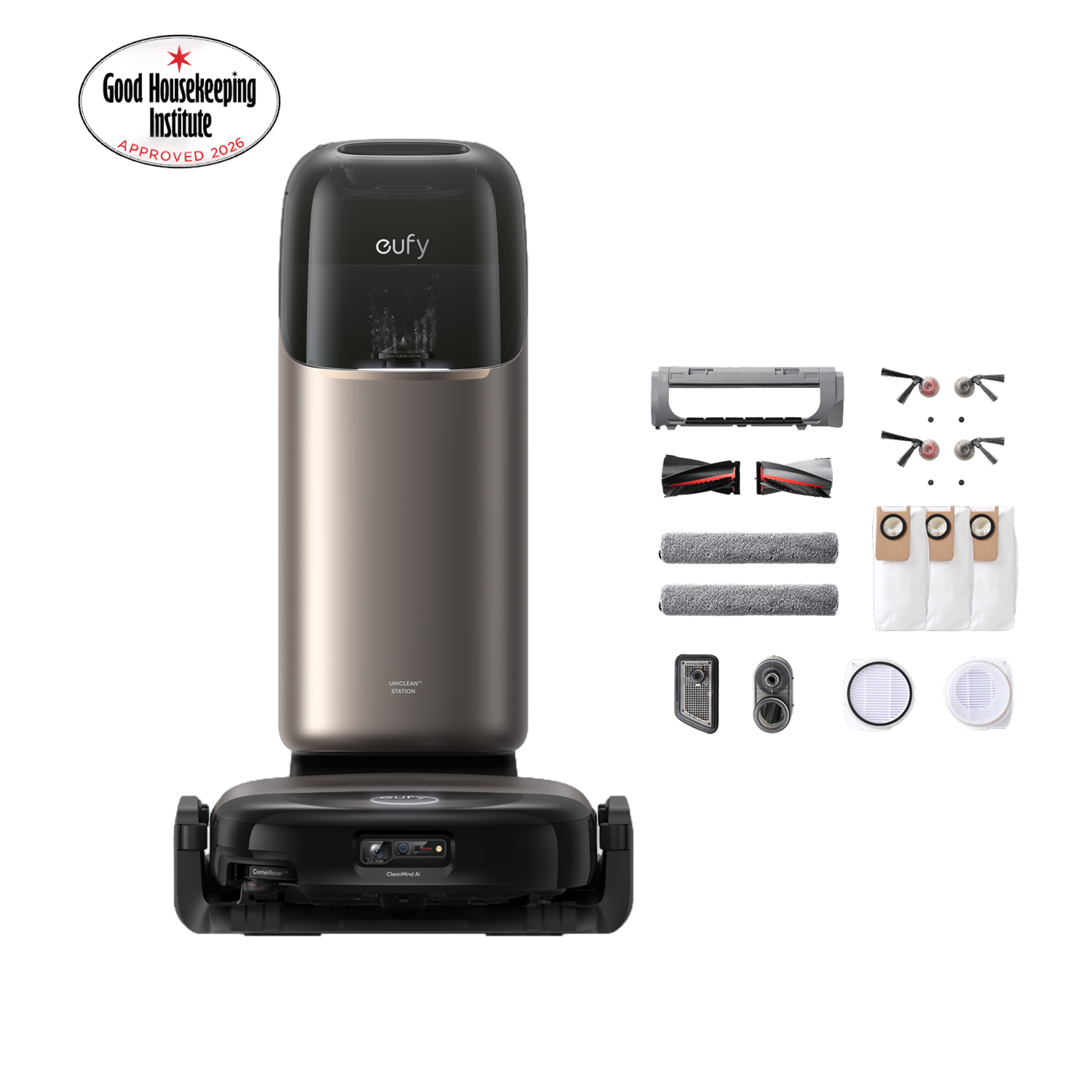eufy Robot Vacuum Omni S2 + Replacement Accessory Kit