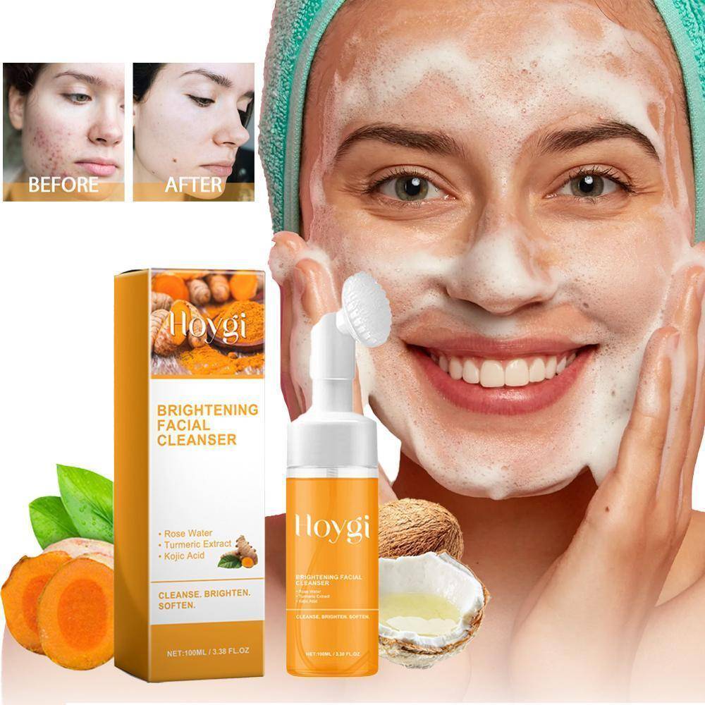 Gurkmeja Cleanser Rengör huden på djupet, blekar aknemärken, återfuktar, bleker och förskönar huden. orange