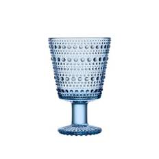 Iittala - Kastehelmi - 6 st Vinglas på fot 26 cl Aqua Design Oiva Toikka
