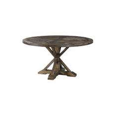 Matbord Yorkshire 150 cm Runt - Natur & köksbord Brun Bloomington