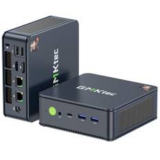GMKtec AMD Ryzen 7 Mini PC W11 Pro 5825U(Schlagen Sie Ryzen 7 5850U)(8 C/16 T4,50 GHz),M5 Plus Dual LAN 2.5G Mini Computer, 16GB DDR4 RAM 3200MHz+512GB PCIe 3.0 SSD,WiFi 6,USB 3.2,USB-C,BT 5.2