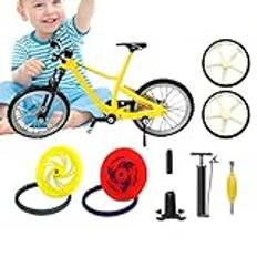 Miniature fidget cykelleksak, finger BMX -leksak - Cykelprydnadsleksak med avtagbara delar - Nyhet miniatyr sportprydnad för vuxna, barn, män, kvinnor, flickor