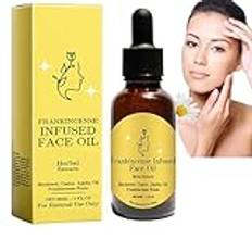 Frankincense Resin Infused Oil For Face,Organic Black Seed Castor & Jojoba Oils,Anti-Aging & Wrinkle Miracle Facial Moisturizer,Cold Pressed Serum Hydrate Skincare(1 st)