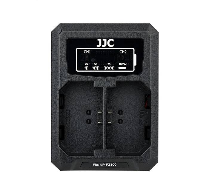 JJC USB-driven dubbel batteriladdare för Sony NP-FZ100