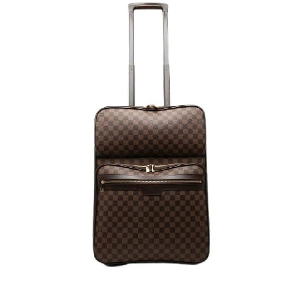 Louis Vuitton Vintage Pre-owned Pegase 55 - Vintage - Dame - Brun - ONE SIZE - Læder