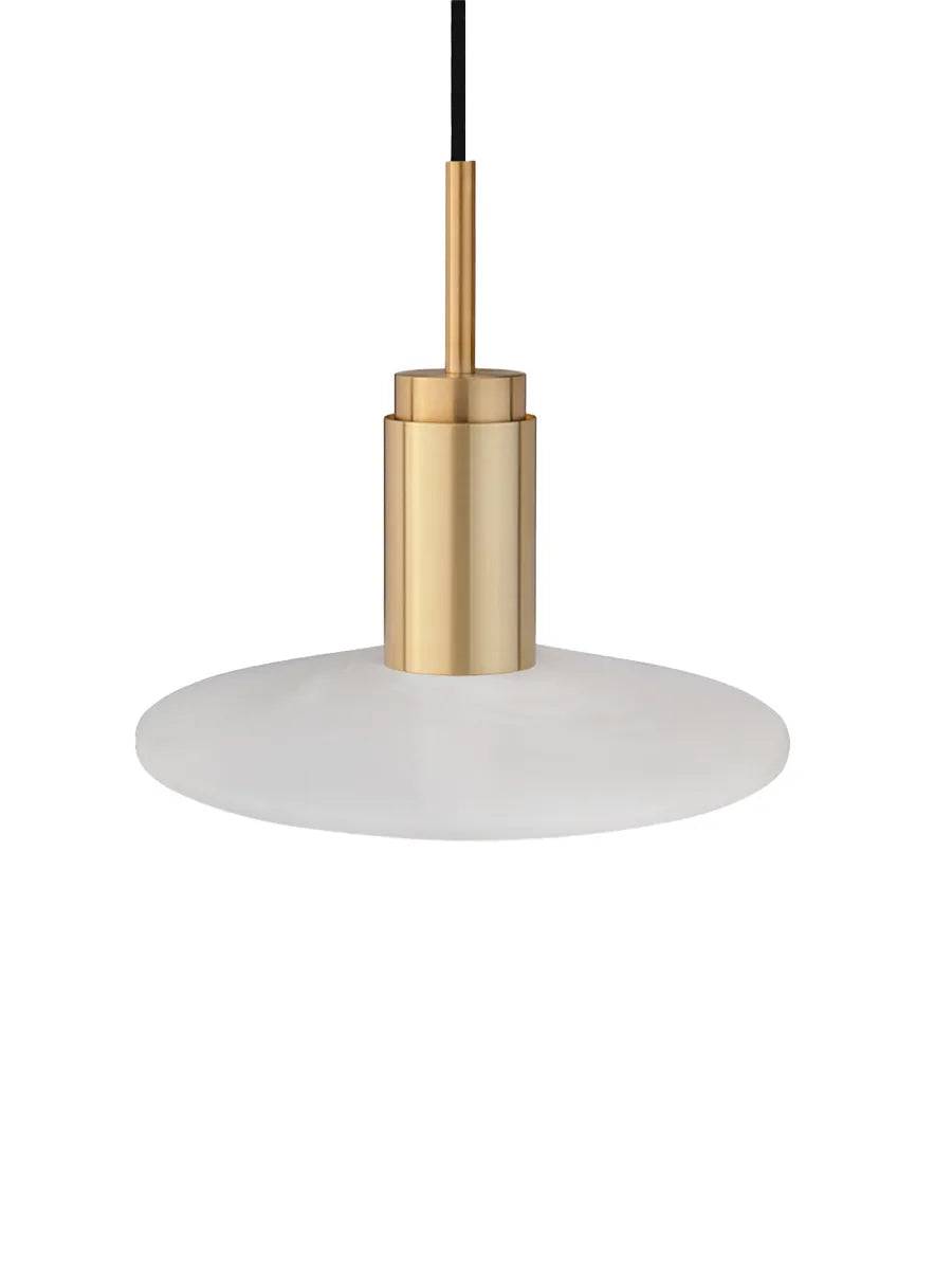 Donya ONYX Solar, white fra Anour Brushed Brass - Jacobsen Plus