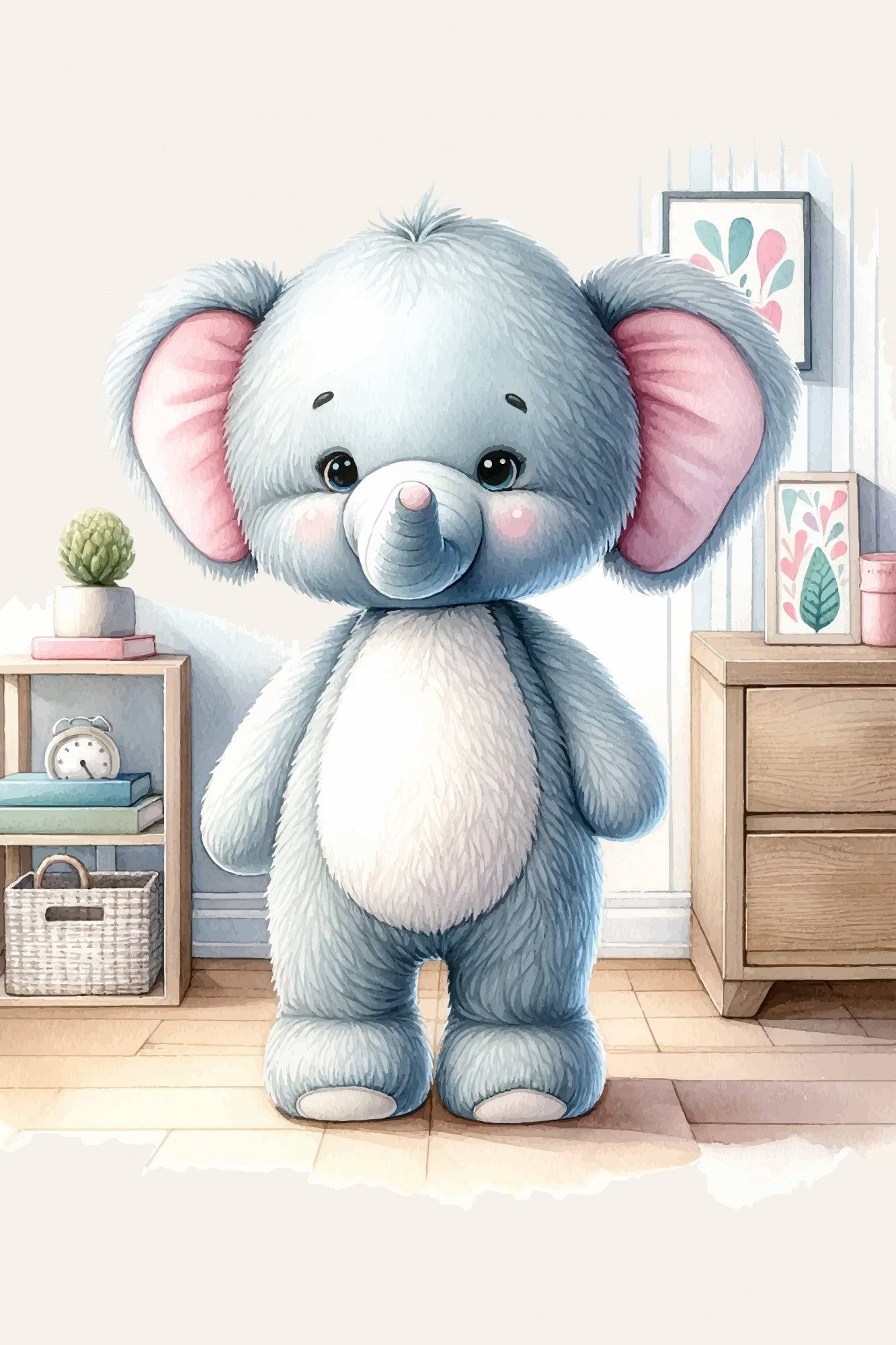 Elephant Poster och Canvastavla - Canvas / 70x100 cm