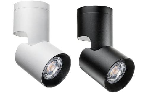SG Armaturen Aneto Mini S indbygget spot, Hvid, 3000K, Fasedæmp
