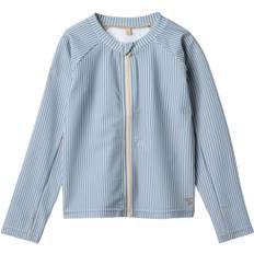 Wheat Langærmet Bade Tshirt Ada Stl. 116 cm / 6 år fepojkar - Uv-kläder Från Magasin - Blue Swim Stripe (116 cm / 6 år)
