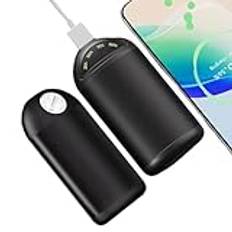 USB Handvärmare,Elektriska Handvärmare,Pocket Dubbelsidig Värme Handvärmare - Snabbuppvärmningsteknik Bärbar värmare för skidåkning, camping, korta resor, fiske, vandring