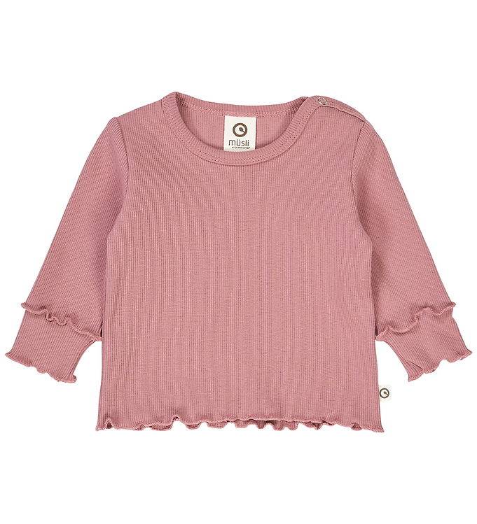 Müsli Tröja - Rib - Cozy Jag - Nostalgi Rose - Müsli - 2 år (92) - Tröja