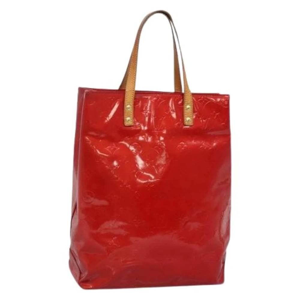 Louis Vuitton Vintage Pre-owned Laeder louis-vuitton-tasker - Vintage - Dame - Rød - ONE SIZE - Tyl