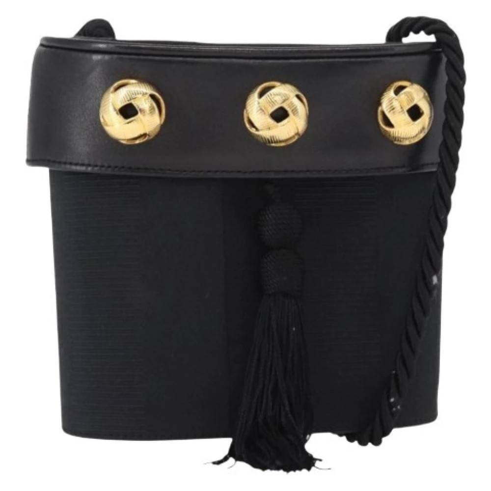 Salvatore Ferragamo Pre-owned Pre-owned Nylon Skuldertaske - Vintage - Dame - Sort - ONE SIZE - Uld
